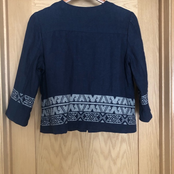 Pendleton Coat, size medium PETITE, navy blue color, great condition - Picture 3 of 3